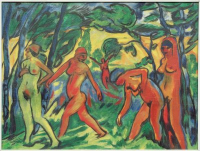 Modrý den (ženský tanec) od Max Pechstein