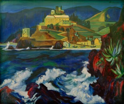 Klášter v Monterosso od Max Pechstein