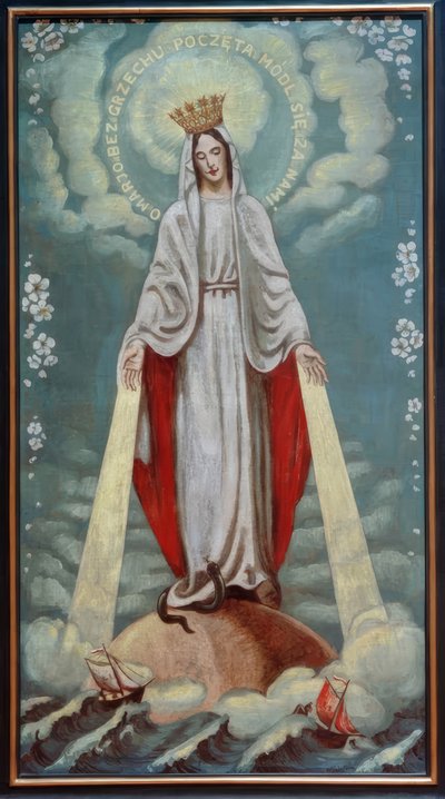 Panna Maria jako přímluvkyně od Max Pechstein