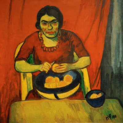 Oloupač pomerančů od Max Pechstein