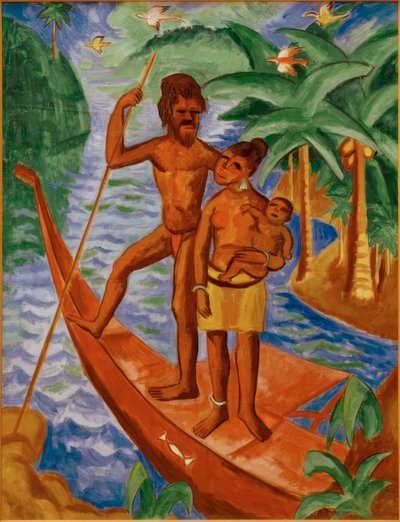 Manželé na Palau od Max Pechstein