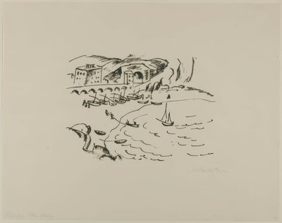 Zátoka Monte Rosso, z cestovních fotografií: Itálie – Jižní moře od Max Pechstein