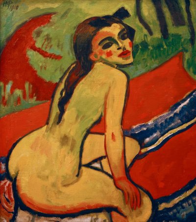 Sedící ženský akt/1910 od Max Pechstein