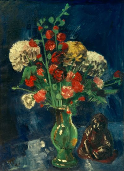 Zátiší s čínským Buddhou od Max Pechstein