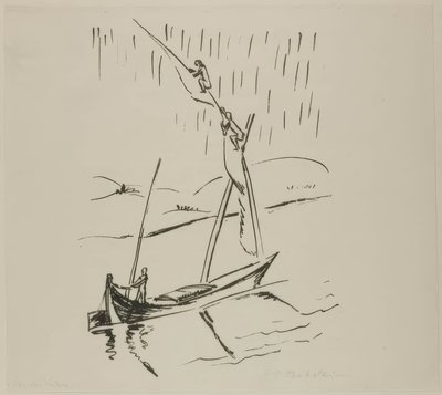 Suezský průplav, z cestovních fotografií: Itálie – Jižní moře od Max Pechstein