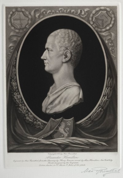Alexander Hamilton, 1901. od Max Rosenthal