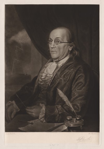 Benjamin Franklin od Max Rosenthal