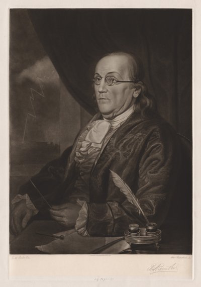 Benjamin Franklin, 1901. od Max Rosenthal