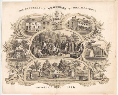 Relikty Williama Penna ve Filadelfii od Max Rosenthal