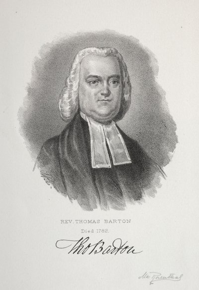 Rev. Thomas Barton od Max Rosenthal