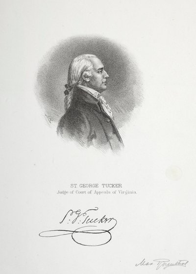 St. George Tucker, soudce odvolacího soudu ve Virginii. od Max Rosenthal