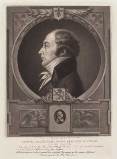 Charles Balthazar Julien Févret de Saint-Mémin od Max Rosenthal, after Charles B. J. Févret de Saint Mémin