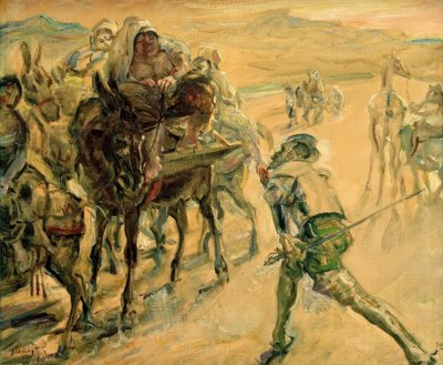 Don Quijote a Dulcinea od Max Slevogt