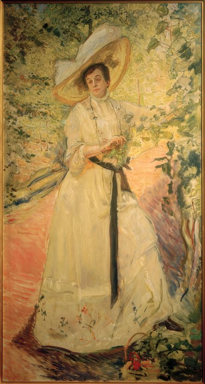 Nini am Weinspalier od Max Slevogt