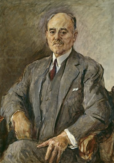 Portrét Hermanna Sudermanna 1857-1928, 1927. od Max Slevogt