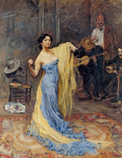 Portrét tanečnice Marietta di Rigardo od Max Slevogt
