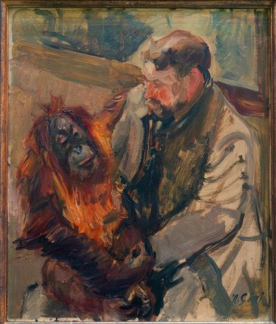 Nakreslete orangutana I - slova s ​​námořníkem od Max Slevogt