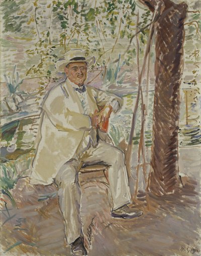 Historik umění, profesor Dr. Karl Voll (1867-1917) 1911 od Max Slevogt