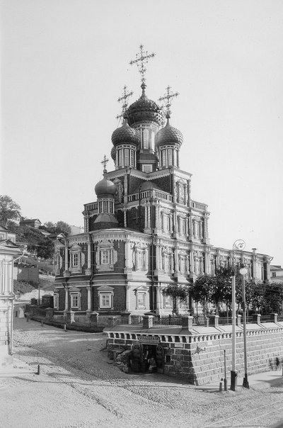 Kostel Narození Panny Marie Stroganovský kostel, Nižnij Novgorod, Rusko, 1896. od Maxim Dmitriev