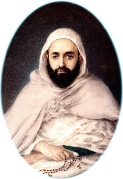 Portrét Emira Abd-el-Kadera, 1852 od Maxime David