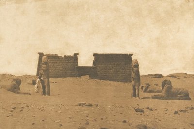 Dromos du Temple de Sébona, 3. dubna 1850. od Maxime Du Camp