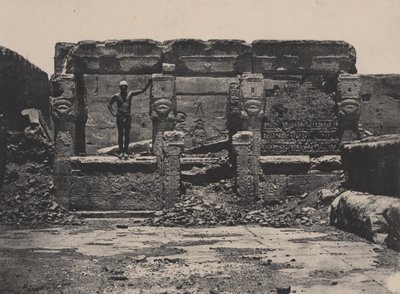 Velký chrám Dendera (Teutyres), Horní Egypt od Maxime Du Camp