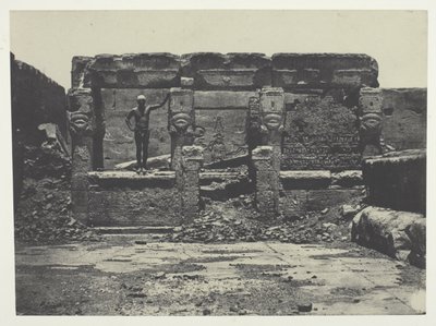 Velký chrám Dendera (Teutyres), Horní Egypt od Maxime Du Camp
