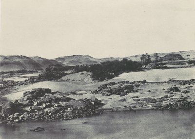 Horní Egypt. Vchod do prvního kataraktu, 1850. od Maxime Du Camp