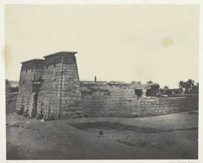 Karnak, Chrám Khons; Thebes od Maxime Du Camp