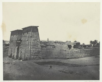 Karnak, Temple de Khons, Thèbes, 184951, vytištěno 1852. od Maxime Du Camp