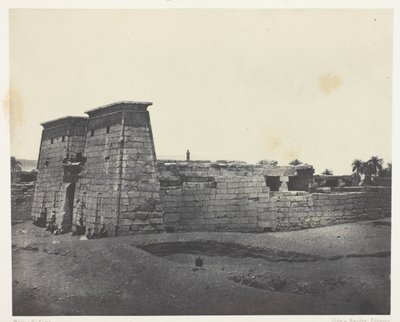 Karnak, Chrám Khons; Thebes od Maxime Du Camp