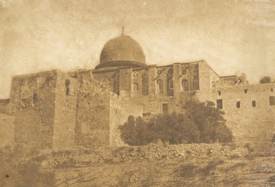 Koubbé-Nébi-Monça – Mojžíšova kopule v Jeruzalémě, srpen 1850. od Maxime Du Camp