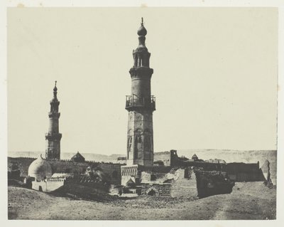 Mešita Aly-Bey, Girgeh, Horní Egypt, deska 15 z alba "Egypte, Nubie, Palestine et Syrie" (1852) od Maxime Du Camp