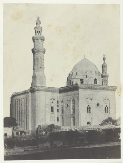 Mešita sultána Haçana, Le Kaire, 184951, vytištěno 1852. od Maxime Du Camp