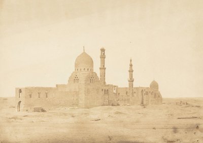 Mešita a hrobka Ayoubitů, v Káhiře, prosinec 1849-leden 1850. od Maxime Du Camp
