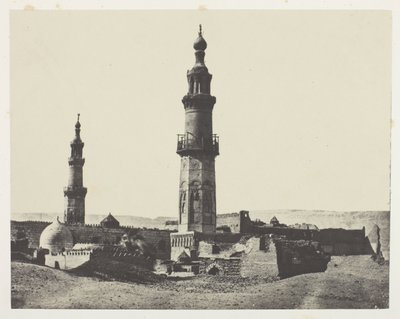 Mešita Aly-Bey, Girgeh, Horní Egypt, deska 15 z alba "Egypte, Nubie, Palestine et Syrie" (1852) od Maxime Du Camp