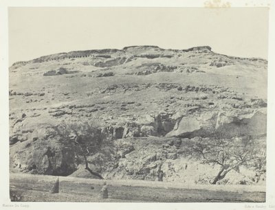 Necropolis of Ancient Lycopolis, Horní Egypt, 184951, tištěno 1852. od Maxime Du Camp