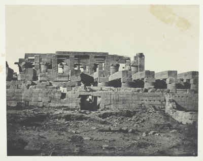 Palác Karnak, jižní vchod do Hypostyle Hall, Théby, 184951, vytištěno 1852. od Maxime Du Camp