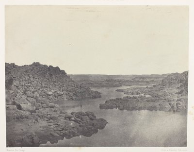 Výstup z prvního kataraktu, Horní Egypt od Maxime Du Camp