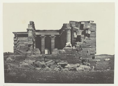 Temple De Maharakkah Hiera Sycaminos Des Grecs, Nubie, 184951, vytištěno 1852. od Maxime Du Camp