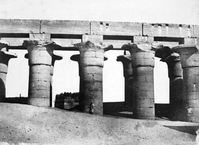 Ruiny chrámu, Egypt, 1852. od Maxime Du Camp