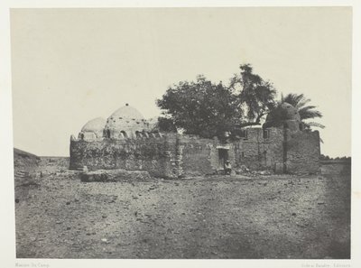 Hrobka Cidi-Abdellah-el-Marabout, Horní Egypt od Maxime Du Camp