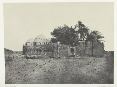 Hrobka Cidi-Abdellah-el-Marabout, Horní Egypt, 184951, vytištěno 1852. od Maxime Du Camp