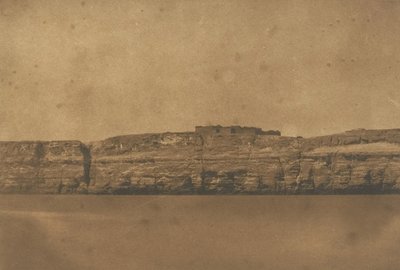 Pohled na Djebel-el-teir a klášter kladky, 1850. od Maxime Du Camp