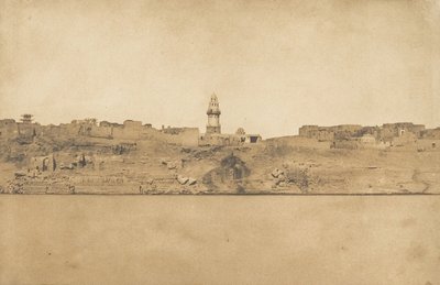 Celkový pohled na Esné č. 2, mediální část, 1849-50. od Maxime Du Camp