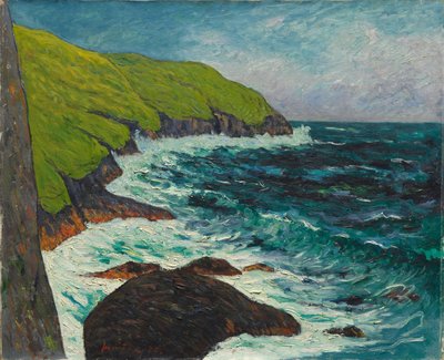 Útesy v Beg-ar-Fry, Saint-Jean-du-Doigt od Maxime Emile Louis Maufra
