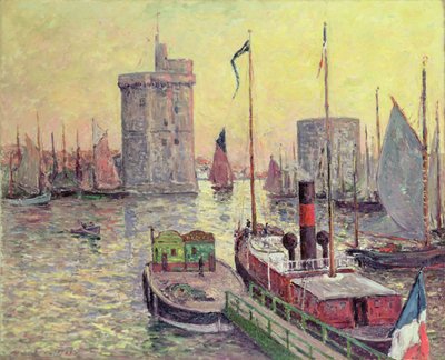 Přístav La Rochelle od Maxime Emile Louis Maufra