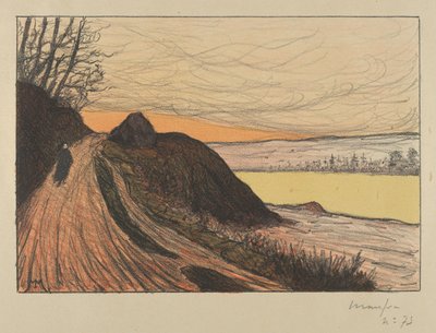 Cesta z Gaud La Route de Gaud, 1893. od Maxime Emile Louis Maufra