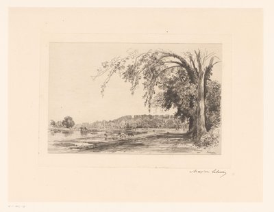 Pohled na Richmond Richmond (název na objektu) od Maxime François Antoine Lalanne (signed by artist)