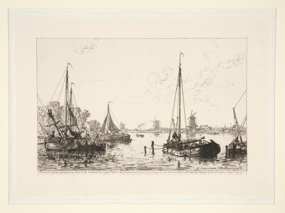 A Zaandam, Hollande (V Zaandam, Holandsko) od Maxime Lalanne
